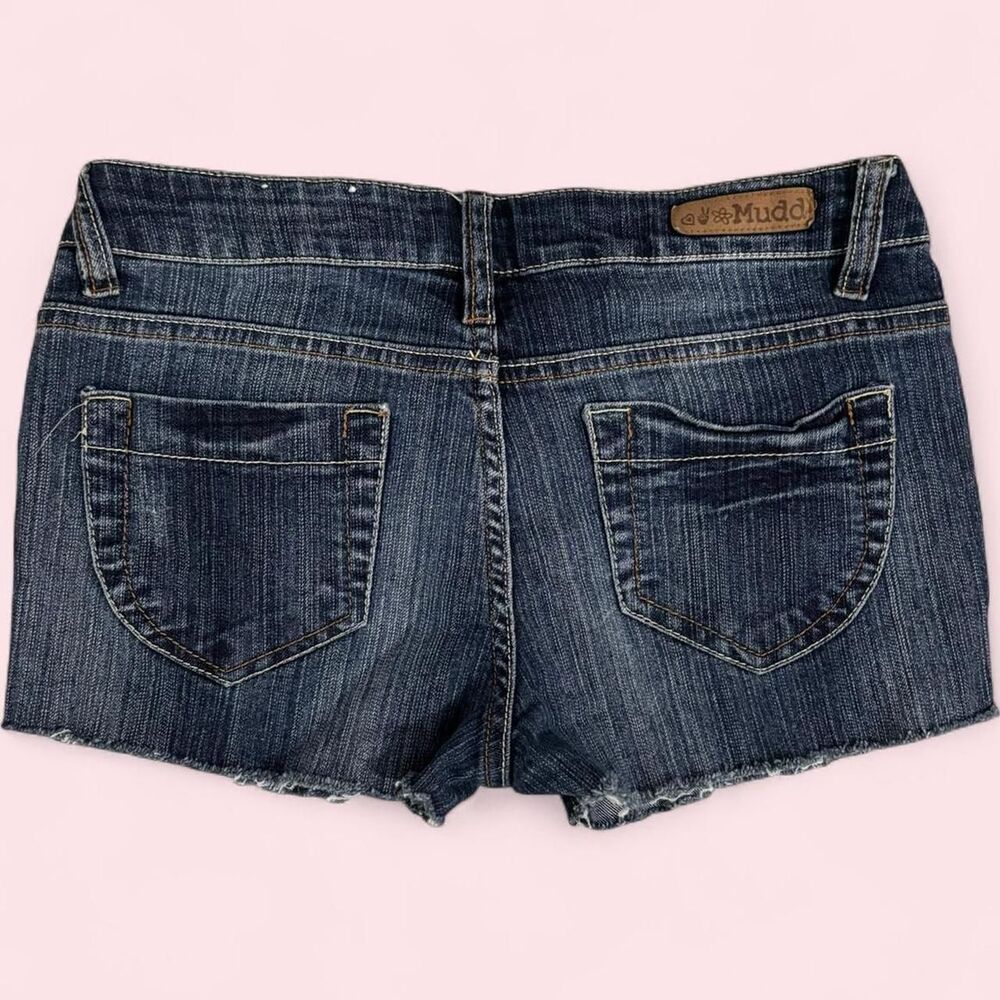 Mudd-clothing Women's Blue and Navy Shorts